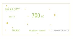 DÁRKOVÝ POUKAZ 700 KČ